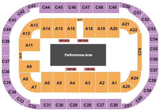 Arena At Ford Idaho Center Jurassic World Seating Chart
