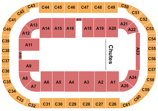 Arena At Ford Idaho Center Rodeo Seating Chart