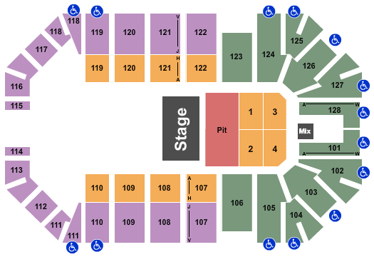 Ford Park Arena Aaron Watson Seating Chart