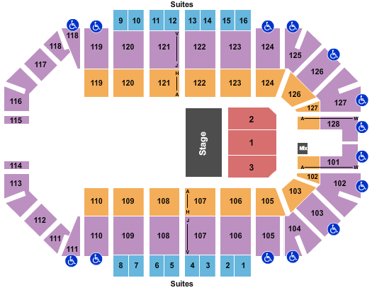 Ford Park Arena Blippi Seating Chart