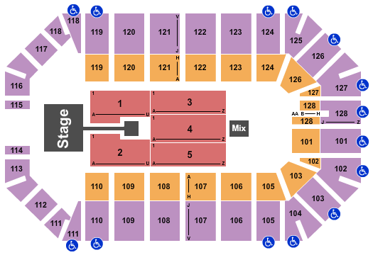Ford Park Arena Casting Crowns Seating Chart