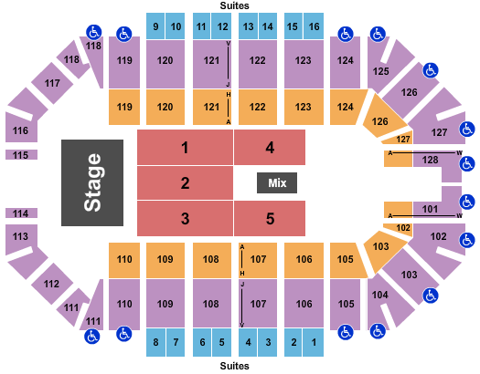 Ford Park Arena Endstgae 4 Seating Chart
