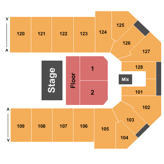 Ford Park Arena Half House Floor Seating Chart