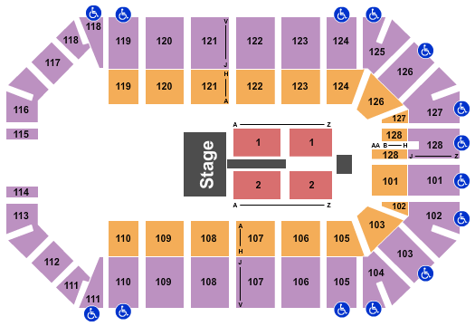 Ford Park Arena Newsboys Seating Chart