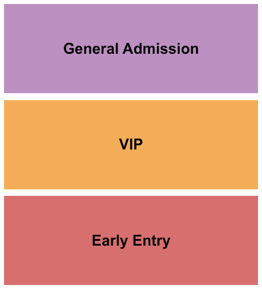 Forest Hill Church GA/VIP/Early Entry Seating Chart