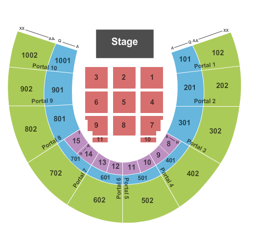 Forest Hills Stadium Sugir Ros Seating Chart