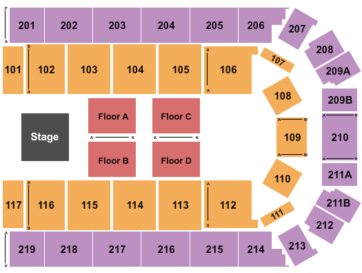 Fort Bend County Epicenter Endstage 2 Seating Chart