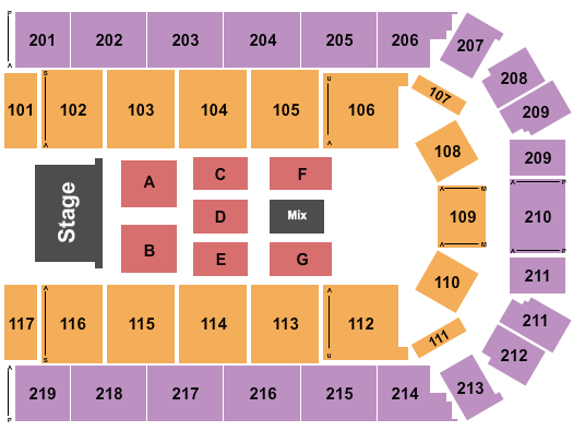 Fort Bend County Epicenter Endstage 3 Seating Chart