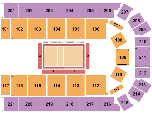 Fort Bend County Epicenter Volleyball Seating Chart