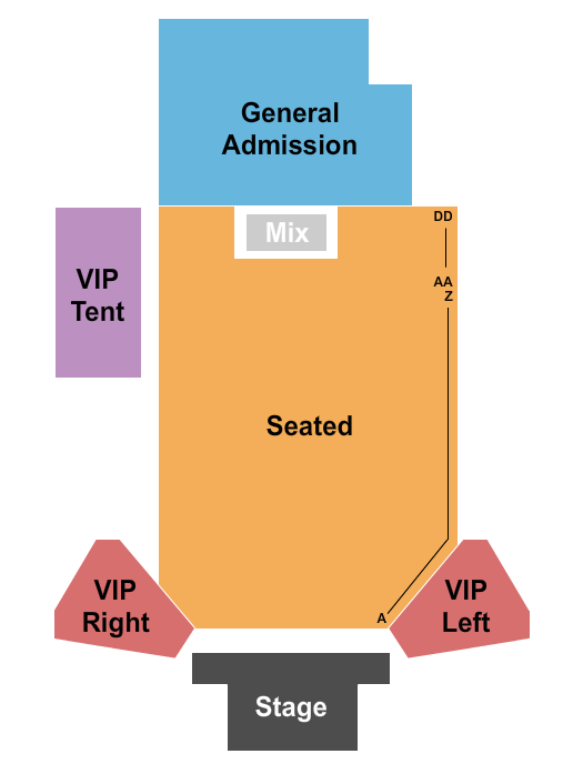 Fort Mose Historic State Park Endstage VIP & GA Seating Chart