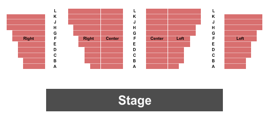 Fort Myers Music & Arts Community Center End Stage Seating Chart