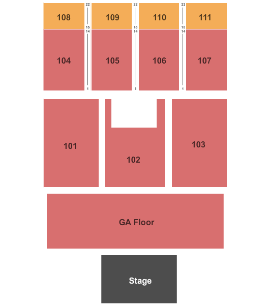 Fort Smith Convention Center End Stage Seating Chart