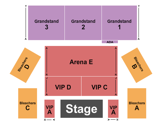 Fortuna Rodeo Grounds Endstage Seating Chart