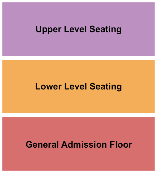 Forum River Center Arena Endstage GA Floor LL/UL Seating Chart