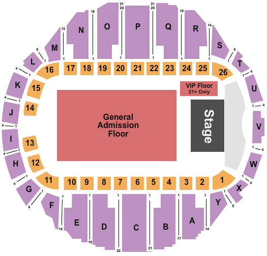 Foster Communications Coliseum Cody Johnson Seating Chart