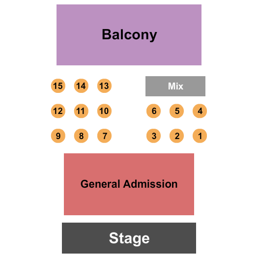 Fox Theater - Salinas Seating Chart