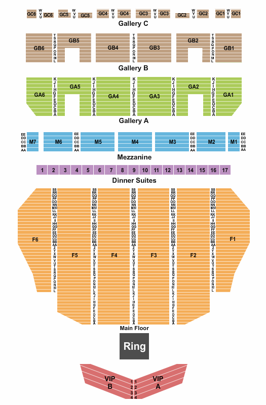 Fox Theatre - Detroit Boxing VIP Seating Chart