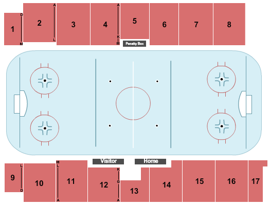 Frank Crane Arena Hockey Seating Chart