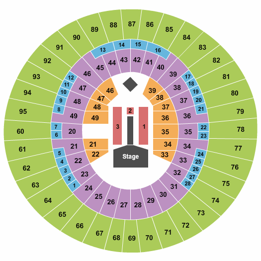 Frank Erwin Center Enrique & Pitbull Seating Chart