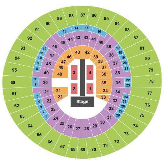 Frank Erwin Center Fall Out Boy Seating Chart