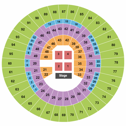 Frank Erwin Center Halsey Seating Chart