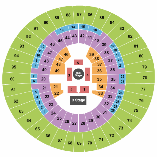 Frank Erwin Center J Cole Seating Chart