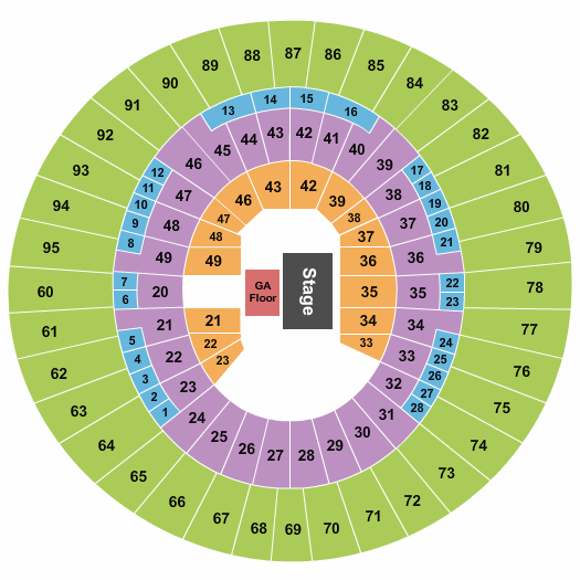Frank Erwin Center Lil Dicky Seating Chart
