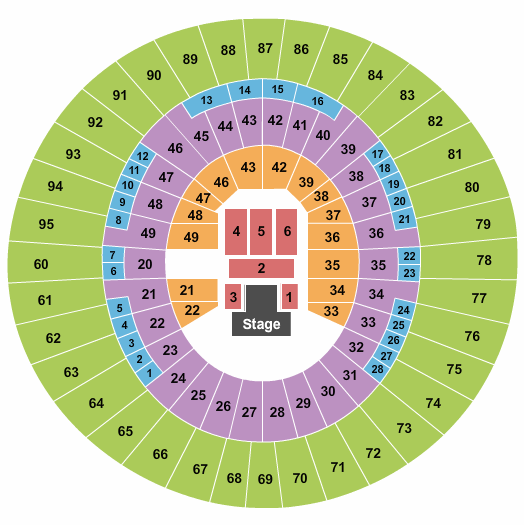 Frank Erwin Center Panic! At The Disco Seating Chart