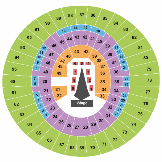 Frank Erwin Center Sam Smith Seating Chart