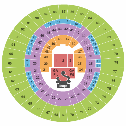 Frank Erwin Center Selena Gomez Seating Chart