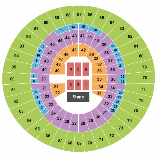 Frank Erwin Center Seating Chart