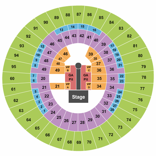Frank Erwin Center Chainsmokers Seating Chart