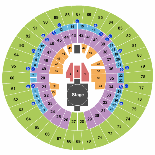 Frank Erwin Center iHeartRadio Country Festival Seating Chart