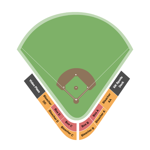 Frank Wade Municipal Stadium Baseball Seating Chart