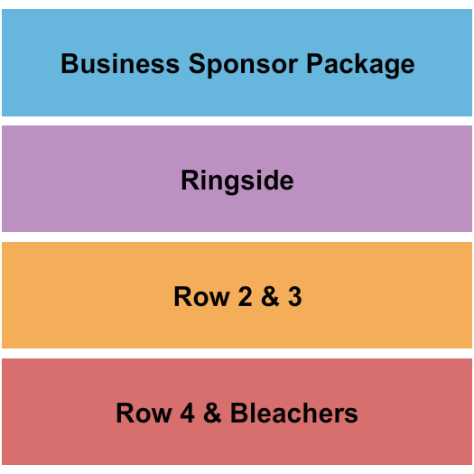 Franklin County Resource Center Ringside / Rows Seating Chart