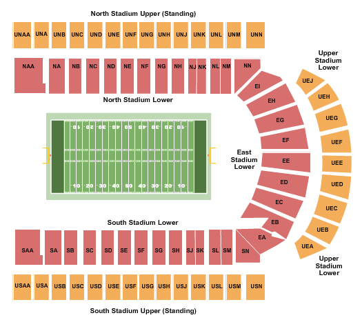 Franklin Field - PA Football Seating Chart