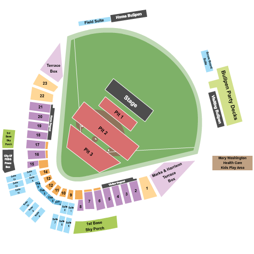Virginia Credit Union Stadium Seating Chart