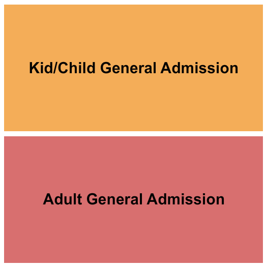 Freedom Factory Kids/Adult General Admission Seating Chart