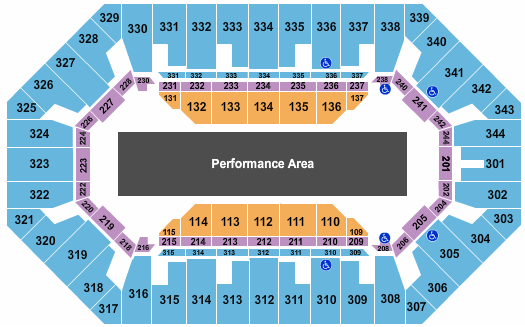 Freedom Hall At Kentucky State Fair Performance Area Seating Chart