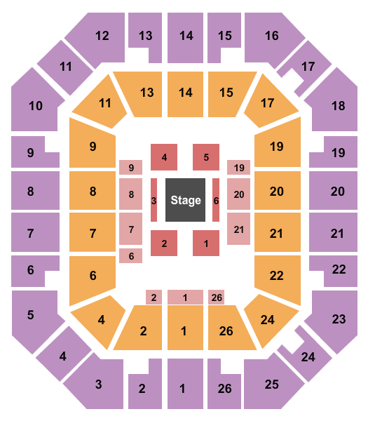 Freedom Hall Civic Center Tickets & Seating Chart ETC