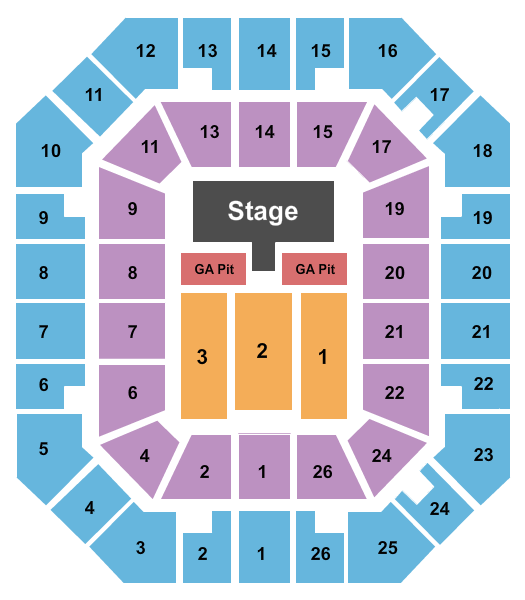 Freedom Hall Civic Center Seating Chart - Johnson City