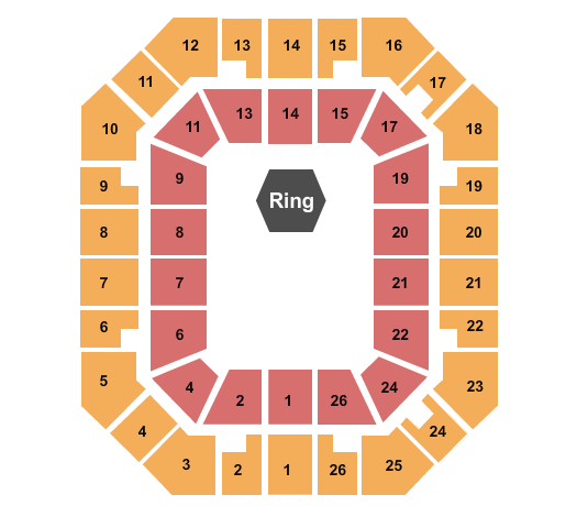 Freedom Hall Civic Center - TN MMA Seating Chart