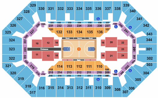 Freedom Hall At Kentucky State Fair Basketball-1 Seating Chart