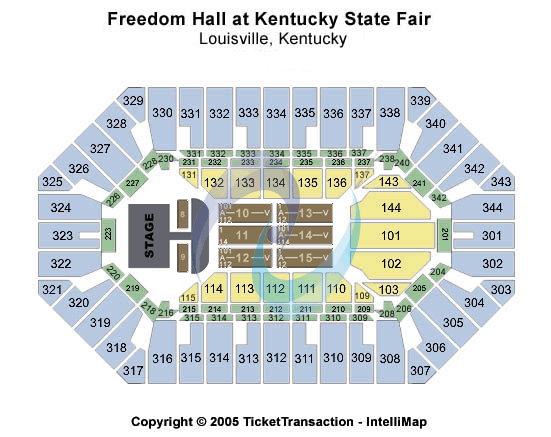Freedom Hall At Kentucky State Fair Miley Cyrus Seating Chart