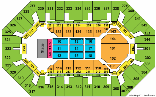 Freedom Hall At Kentucky State Fair North End Stage Seating Chart