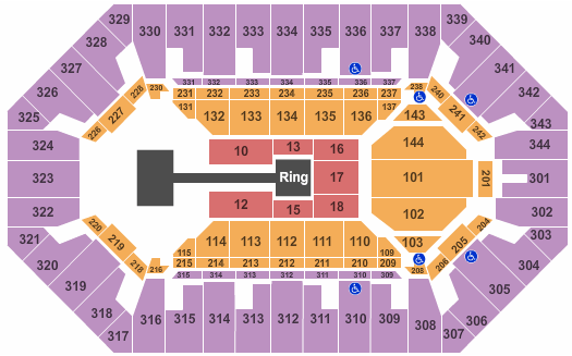 Freedom Hall At Kentucky State Fair WWE Seating Chart
