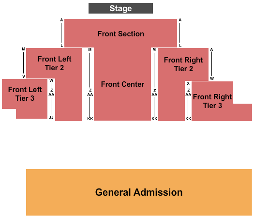 Freeman Arts Pavilion Endstage 3 Seating Chart