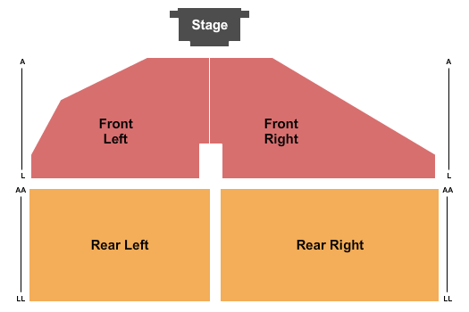 Freeman Arts Pavilion Endstage-2 Seating Chart