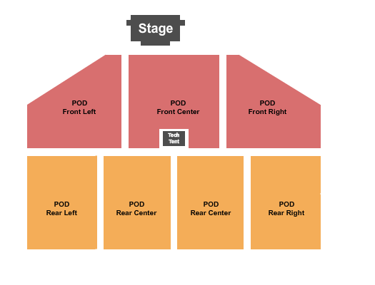 Freeman Arts Pavilion Pods Seating Chart