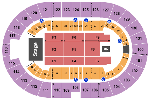 Freeman Coliseum Banda MS Seating Chart